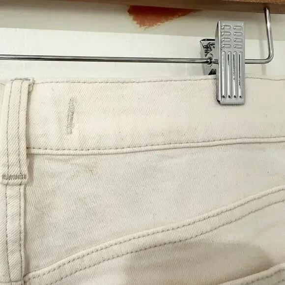 29 Madewell Cream Off White 90s Straight Leg Jeans NWT - Picture 5 of 7